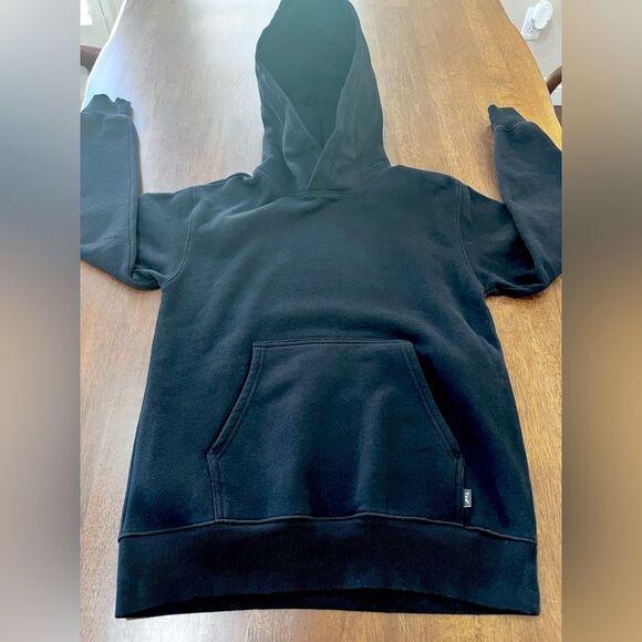 Aritzia TNA Cozy Fleece Hoodie Black XS Women Soft Essential Pullover Sweatshirt - Picture 4 of 7